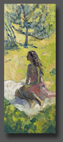 Enjoying the sunshine 50x20cm